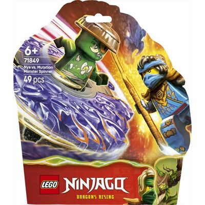 Lego Ninjago Nya Contro Spinner Mostro Mutazione -71849, Multicolore Lego Ninjago Nya Contro Spinner Mostro Mutazione -71849, Multicolore