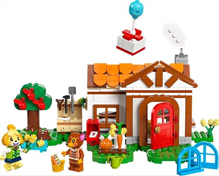 Lego Animal Crossing Benvenuta, Fuffi! 77049-multicolore