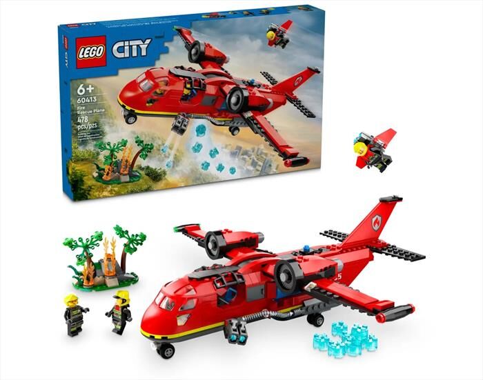 Lego City Aereo Antincendio 60413-multicolore