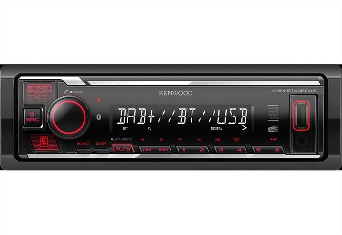 kenwood car stereo kmm-bt408dab-nero