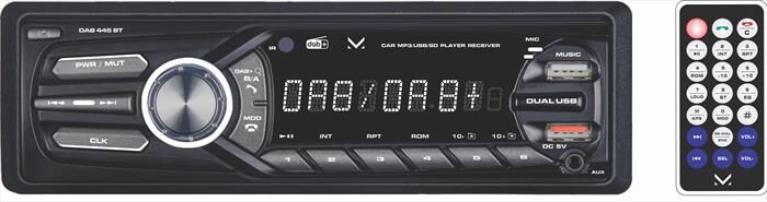 majestic car stereo dab 445 bt-nero