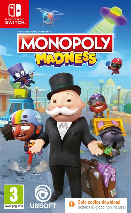 UBISOFT Monopoly Madness Switch Code In Box