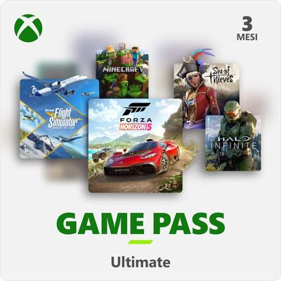 Microsoft Xbox Ultimate Game Pass 3 Mesi Microsoft Xbox Ultimate Game Pass 3 Mesi