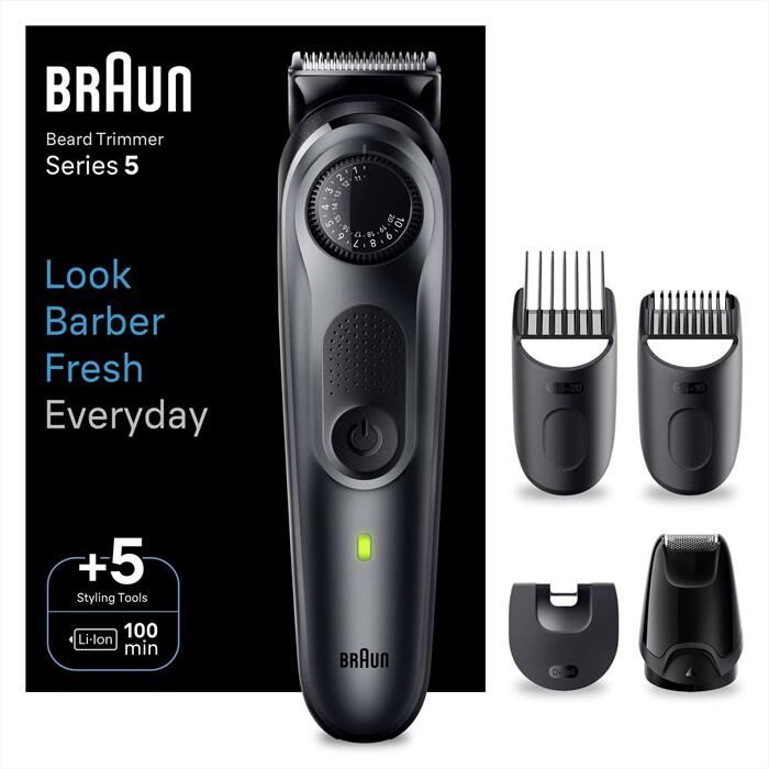 Braun Regolabarba Bt5420-nero