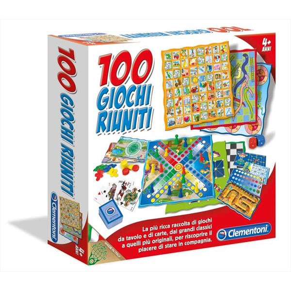 clementoni 12952 100 giochi riuniti