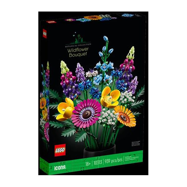 lego icons bouquet fiori selvatici 10313