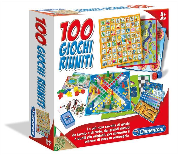 clementoni 12952 100 giochi riuniti