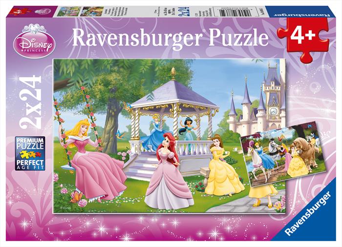 ravensburger disney princess puzzle 2x24 pezzi