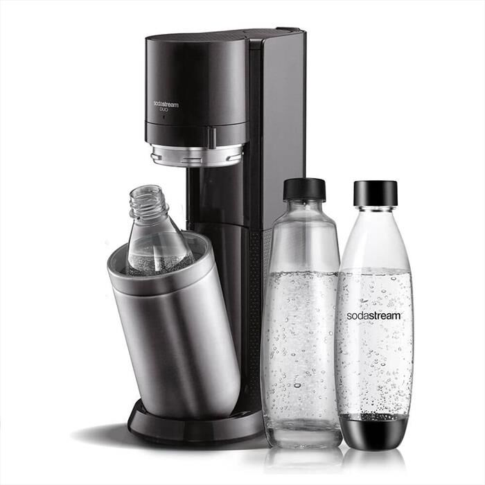 sodastream duo black-nero/acciaio