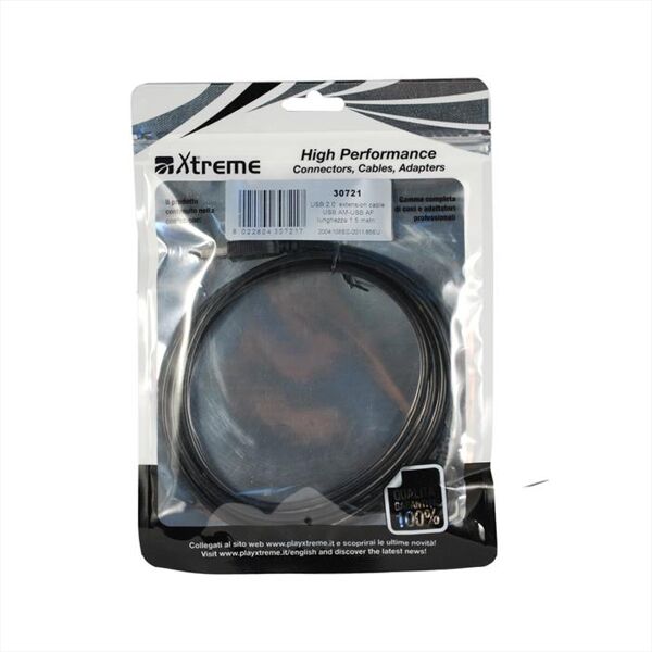 xtreme usb 2.0 extension cable usb am-usb af-nero