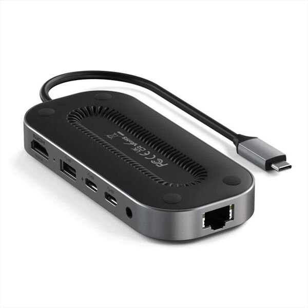 satechi usb4 multiport adapter with 2.5g ethernet-grigio