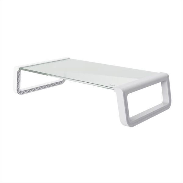 trust supporto per monitor monta glass monitor stand-white