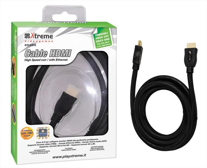 xtreme 65385 xbox 360 cavo hdmi