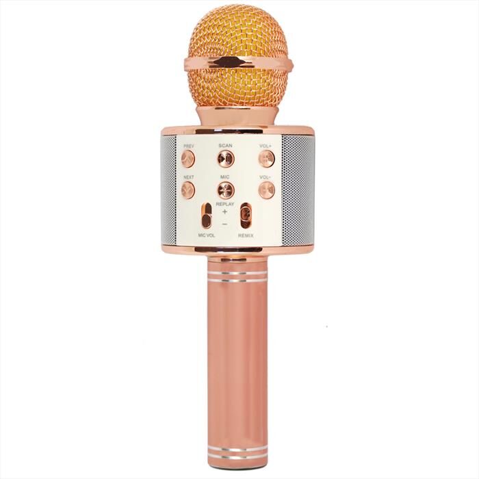 xtreme 27837pk microfono karaoke hollywood-rose