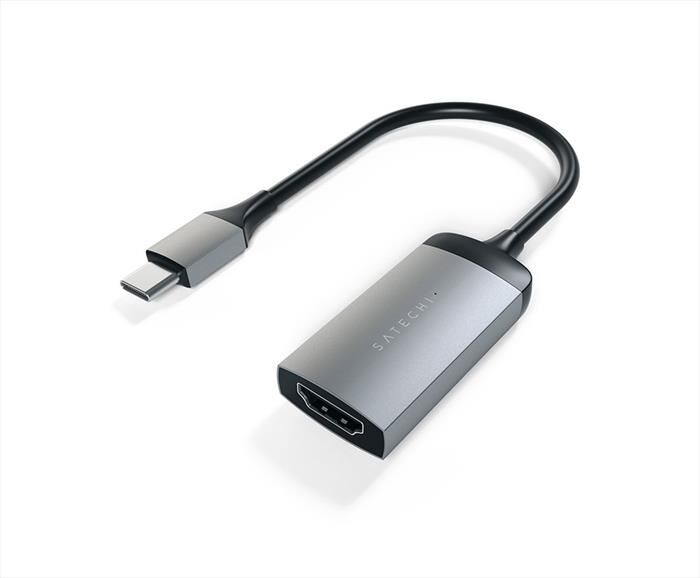 satechi adattatore usb-c a hdmi 4k-space grey