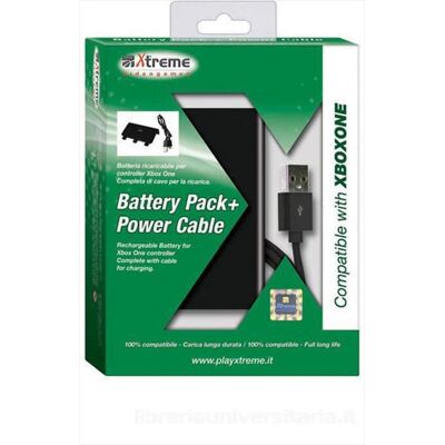 Xtreme 65425 Xbox One Battery Pack + Power Cable Xtreme 65425 Xbox One Battery Pack + Power Cable