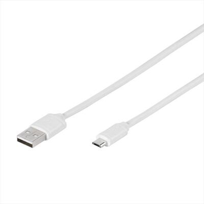 Cavo Micro USB Vivanco - 1m Bianco - USB 2.0 Cavo Micro USB Vivanco - 1m Bianco - USB 2.0