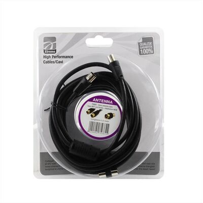 Xtreme Cavo Antenna Con Ferrite M/f-nero Xtreme Cavo Antenna Con Ferrite M/f-nero
