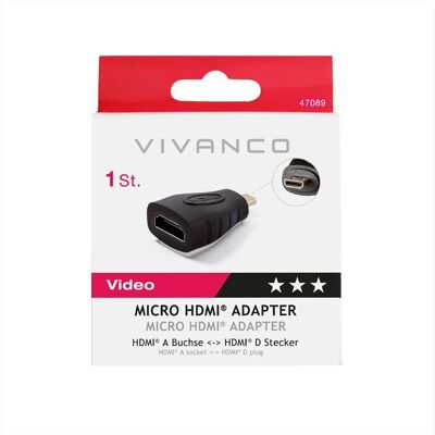 SBS Hdmi Adapter Hdmi A-socket-hdmi-nero SBS Hdmi Adapter Hdmi A-socket-hdmi-nero