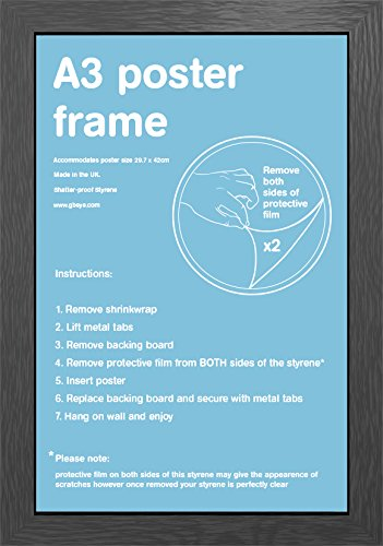 Cornice Gb Black Frame: A3 Styrene