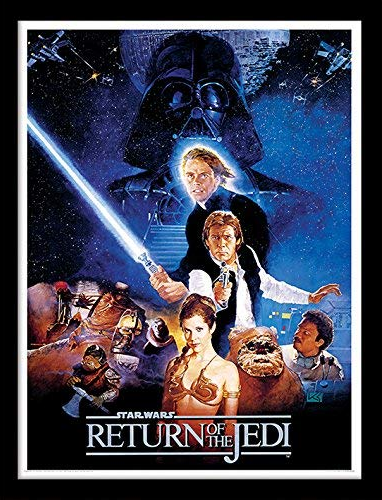 Stampa In Cornice Star Wars Return Of The Jedi  One Sheet Stampa In Cornice Star Wars Return Of The Jedi  One Sheet