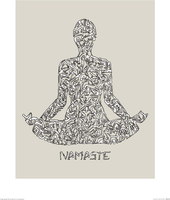 Stampa 40X50 Louise Tate Namaste Stampa 40X50 Louise Tate Namaste