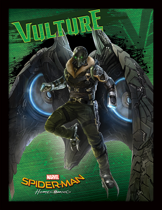 Stampa in Cornice Spider-Man Homecoming. Vulture Stampa in Cornice Spider-Man Homecoming. Vulture