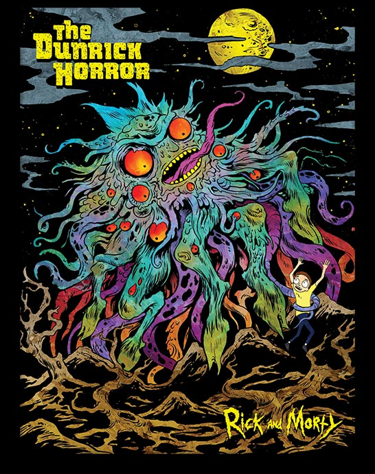 Stampa In Cornice 30X40 Cm Rick And Morty. The Dunrick Horror Stampa In Cornice 30X40 Cm Rick And Morty. The Dunrick Horror