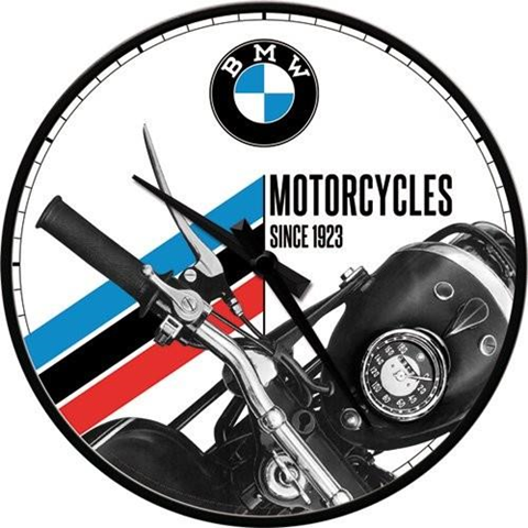 Orologio Wall Clock BMW - Motorcycles Since 1923, 31x6x31 cm