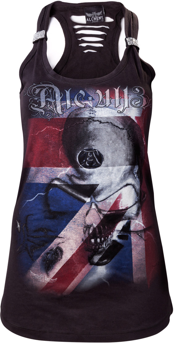 Top donna Alchemy. Gllam Aea Lightening Flag Top donna Alchemy. Gllam Aea Lightening Flag
