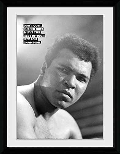 Stampa In Cornice 30x40 cm. Muhammad Ali. Don'T Quit Stampa In Cornice 30x40 cm. Muhammad Ali. Don'T Quit
