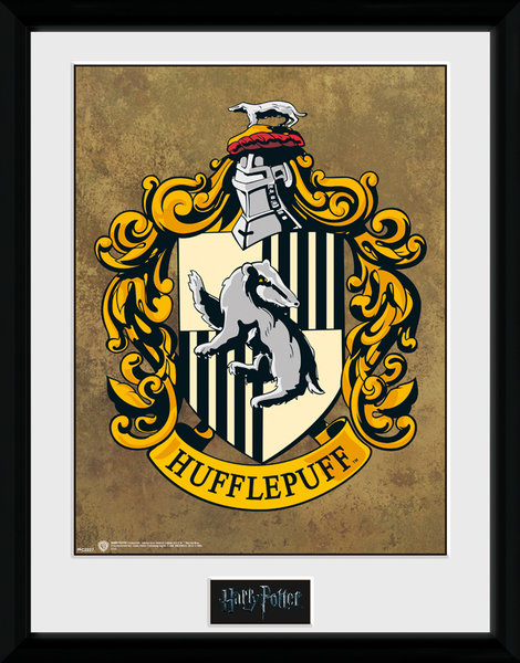 Stampa In Cornice 30x40 cm. Harry Potter. Hufflepuff