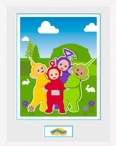 Stampa in Cornice Teletubbies. Time For Teletubbies