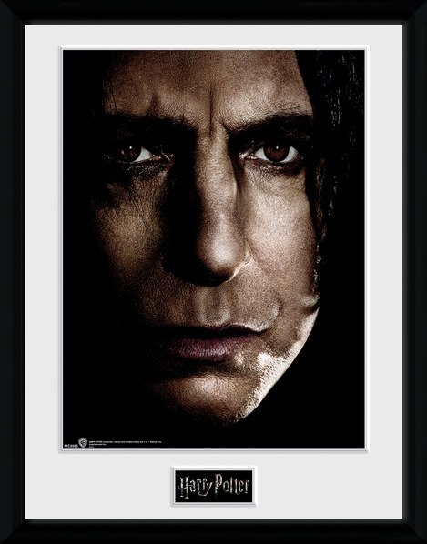 Stampa in Cornice Harry Potter. Snape Face Stampa in Cornice Harry Potter. Snape Face