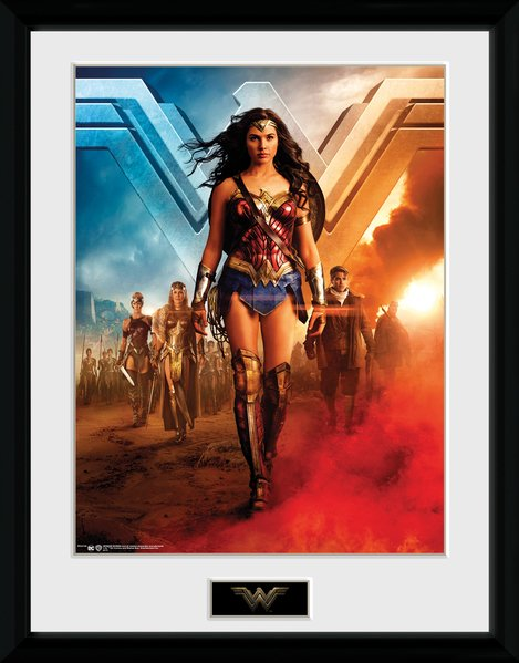 Stampa In Cornice 30X40 Cm Wonder Woman Movie. Group Stampa In Cornice 30X40 Cm Wonder Woman Movie. Group