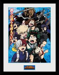 Stampa In Cornice 30x40cm My Hero Academia. Season 2 Stampa In Cornice 30x40cm My Hero Academia. Season 2
