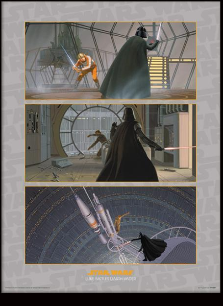 Luke Battles Darth Vader Star Wars