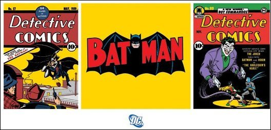 Poster Batman. Triptych