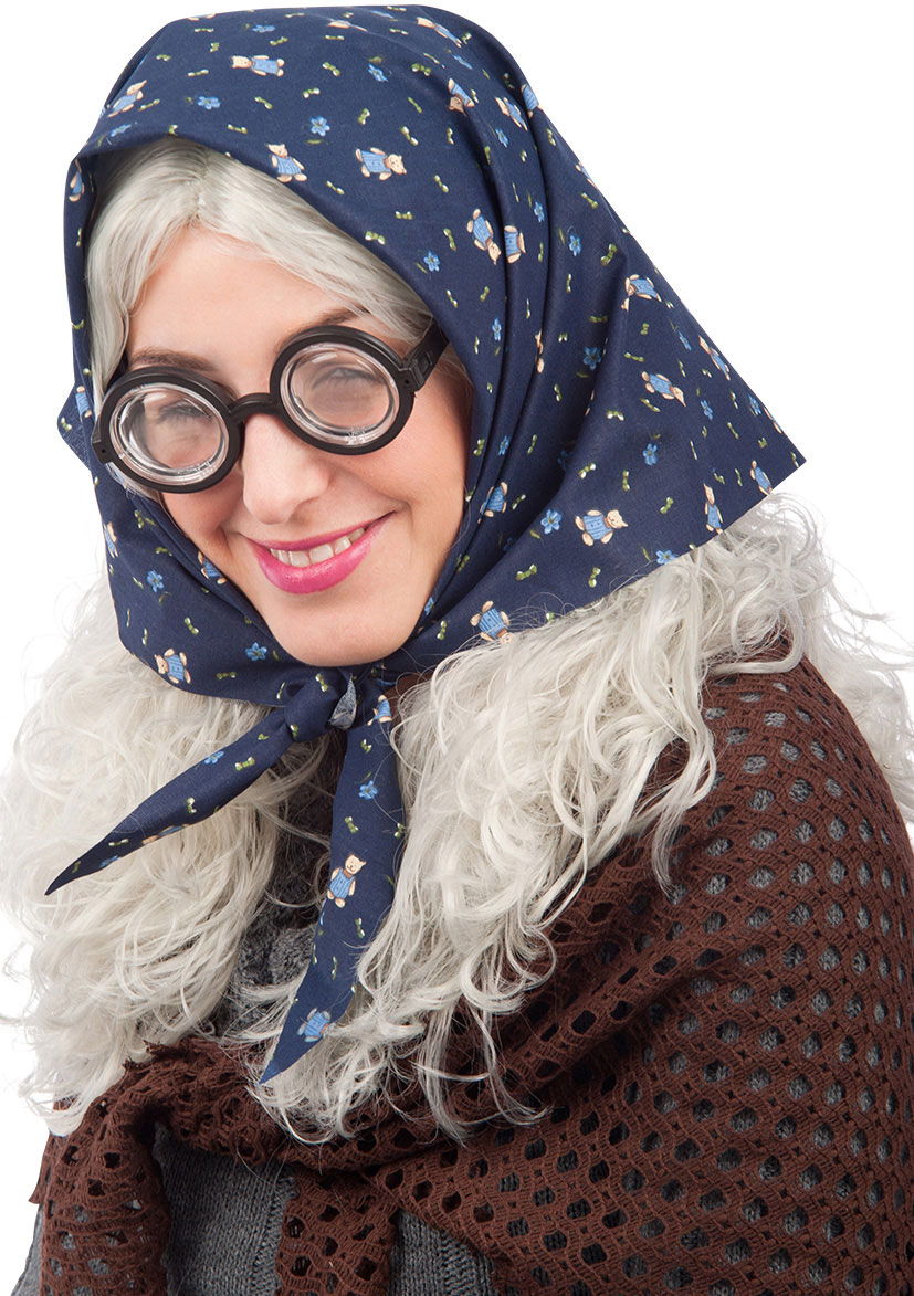 Parrucca Befana con Fazzoletto Parrucca Befana con Fazzoletto