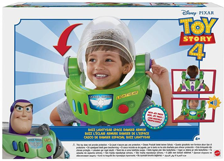 Disney Pixar Toy Story Armatura Space Ranger di Buzz Lightyear. Indossabile con Suoni. Ali Jet Pack. Casco con Visiera Apribile Disney Pixar Toy Story Armatura Space Ranger di Buzz Lightyear. Indossabile con Suoni. Ali Jet Pack. Casco con Visiera Apribile