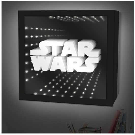 Infinity Lampada Infinity Light Star Wars Logo Infinity Lampada Infinity Light Star Wars Logo