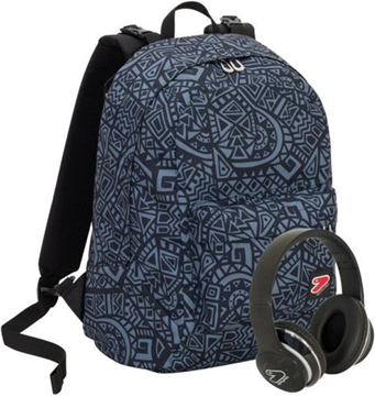 Zaino reversibile Seven The Double Project Maze Boy. Grigio Zaino reversibile Seven The Double Project Maze Boy. Grigio