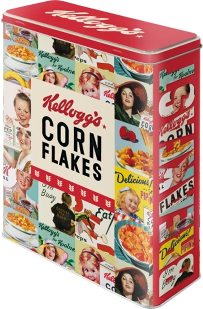 Tin Box Xl Kellogg's. Corn Flakes Coll. Tin Box Xl Kellogg's. Corn Flakes Coll.