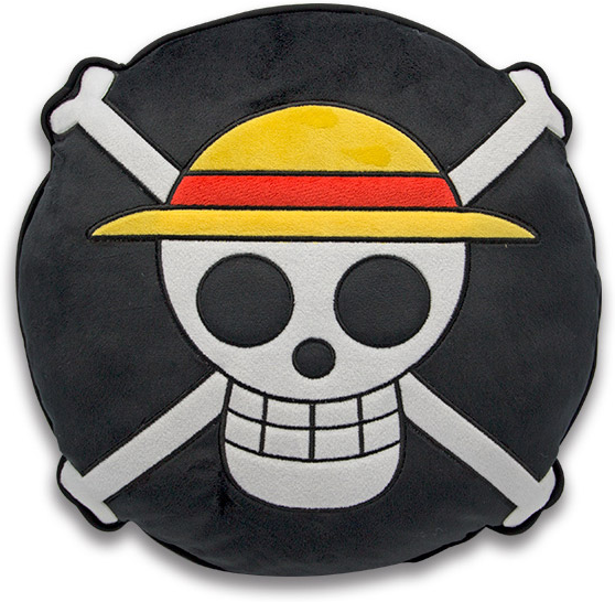 Cuscino One Piece. Jolly Roger Rufy