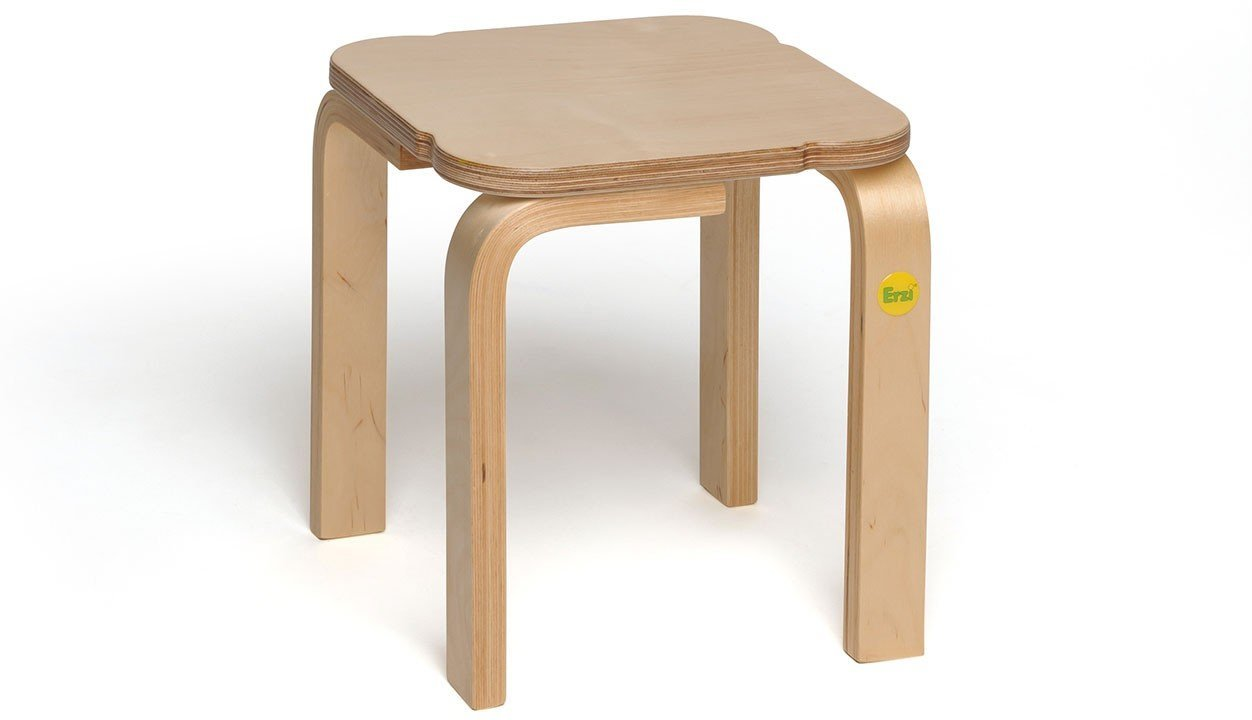 Erzi 50032. Sgabello Stool 30 In Legno Di Betulla Sagomata