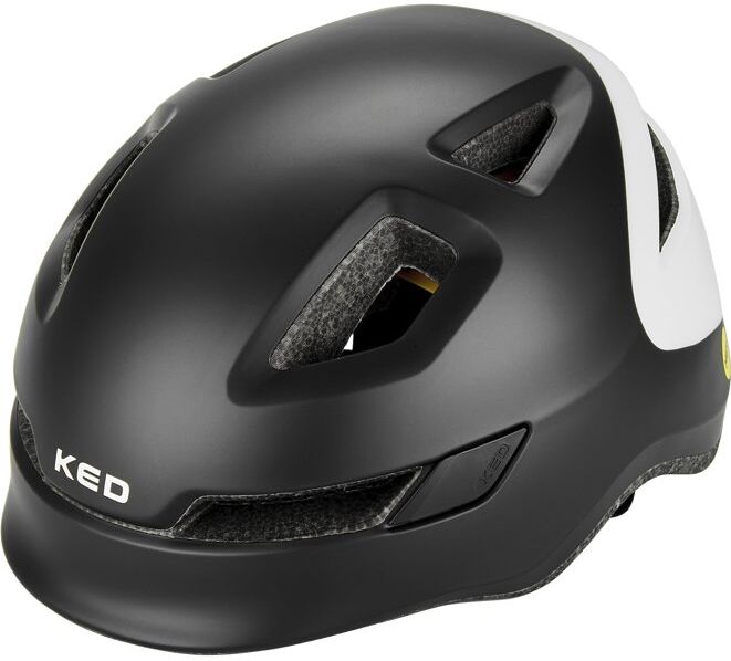 KED Pop - casco bici - bambino Black/White S (48-52 cm)