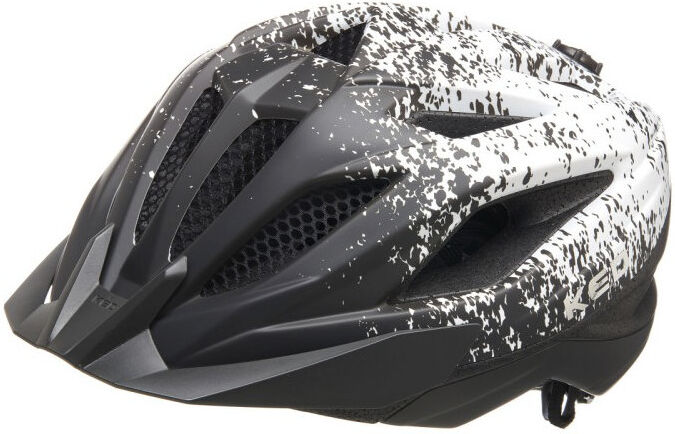 KED Street Junior Pro - casco bici - bambino Black/White S