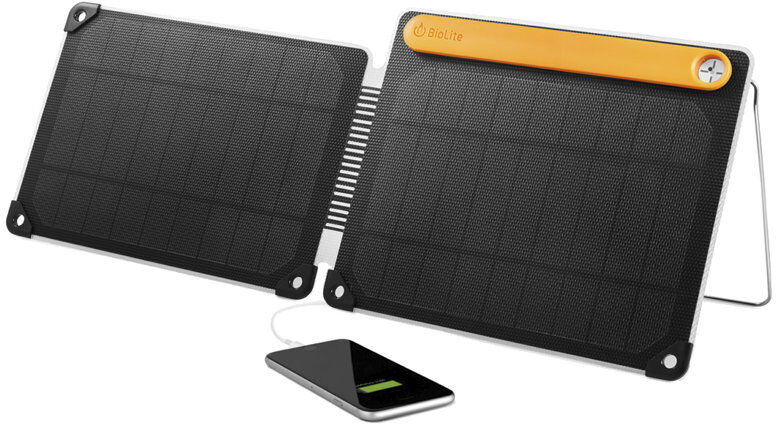 biolite solar panel 10+ - caricabatterie solare black/orange