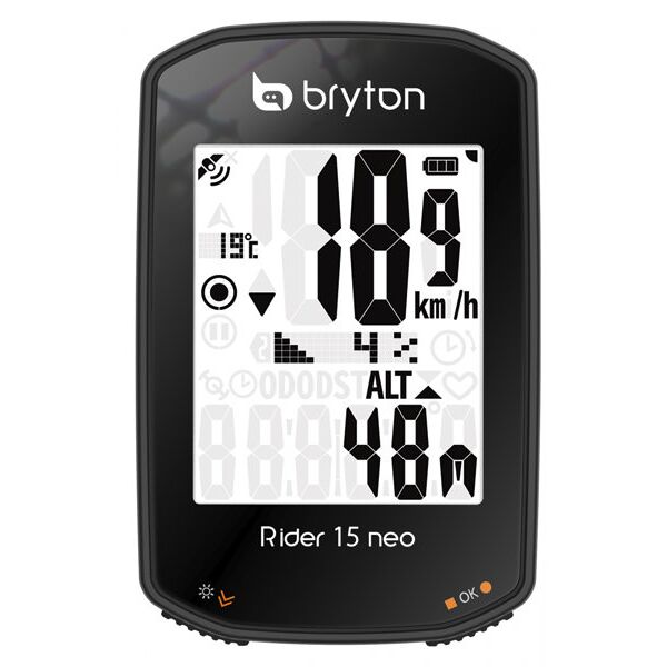 bryton rider 15 neo - computer bici black