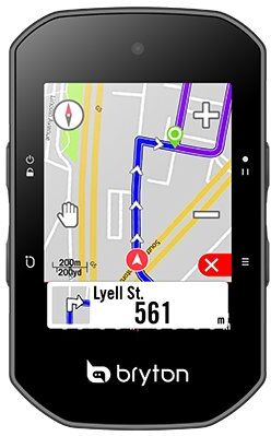 Bryton Rider S500E - ciclocomputer con GPS Black